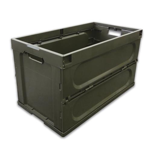 エスコ ESCOオリジナル EA506AA-20D 764x455x458mm/ 131L 折畳コンテナ(OD色)