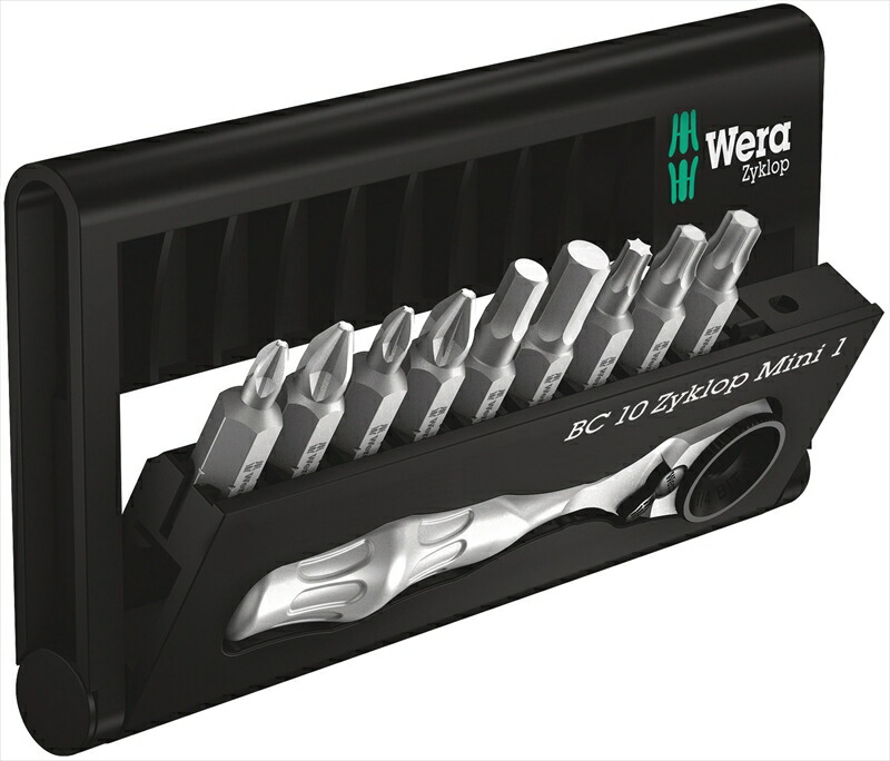 WERA ベラ 073645 ビットセット(ラチェット･H付) 6,912円