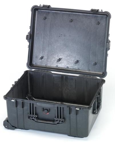 エスコ PELICANPRODUCTS EA657-161NF 553x424x270mm/内寸 防水ケース(黒/ウレタン無)