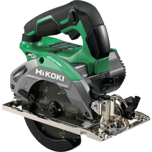 ＼全品ポイントアップ／ ハイコーキ HiKOKI コードレス丸のこ 36V 125mm(黒鯱チップソー付) 本体のみ グリーン C3605DA-SK-NN｜無線計画 インカムショップ 24,439円