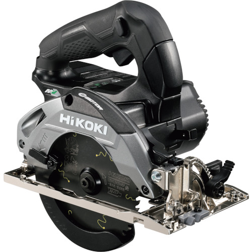 ハイコーキ HiKOKI コードレス丸のこ 36V 125mm(黒鯱チップソー付) 本体のみ ブラック C3605DA-SK-NNB