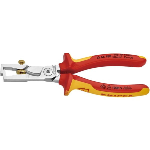 KNIPEX クニペックス 1366-180 不成立 切り立てるストリッパ
