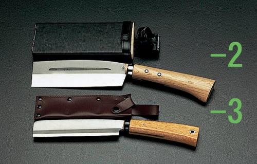 ＼当店排他的権利 全商いもの尖んがりさらに10倍／ エスコ EA650BC-2 340粍/ 165粍 なた(サヤ付)