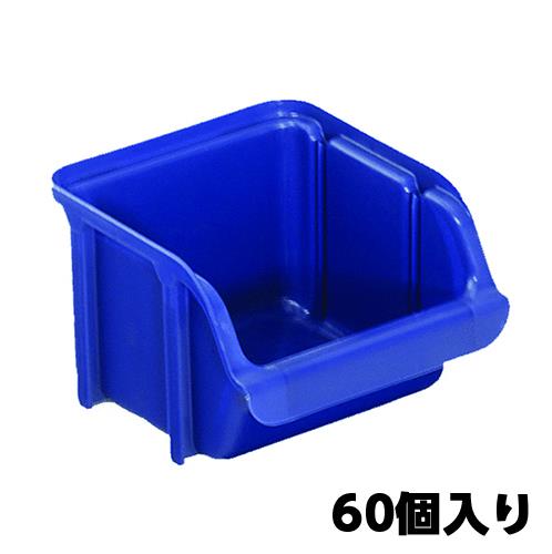 エスコ EA661CJ-16 103x115x 74mm パーツトレー(重ね置型・青/60個)