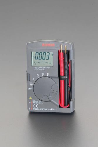 エスコ 三和明かり表示計器（sanwa） EA707D-22A ポケットデジタルテスター
