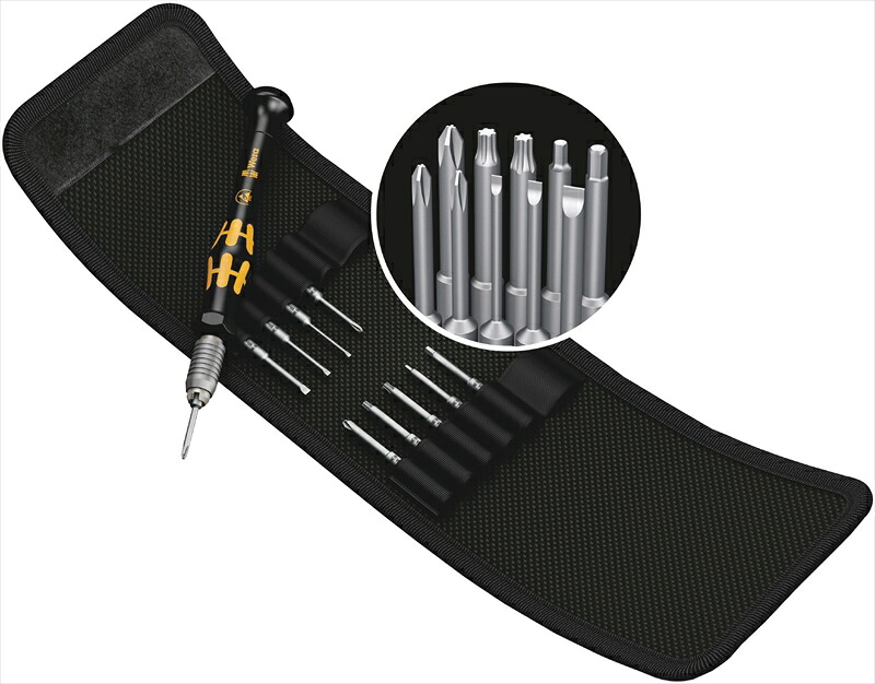 \全品ポイントアップ/ WERA ベラ 073670 +- Hex Torxドライバーセット(精密 ESD|無線計画 インカムショップ