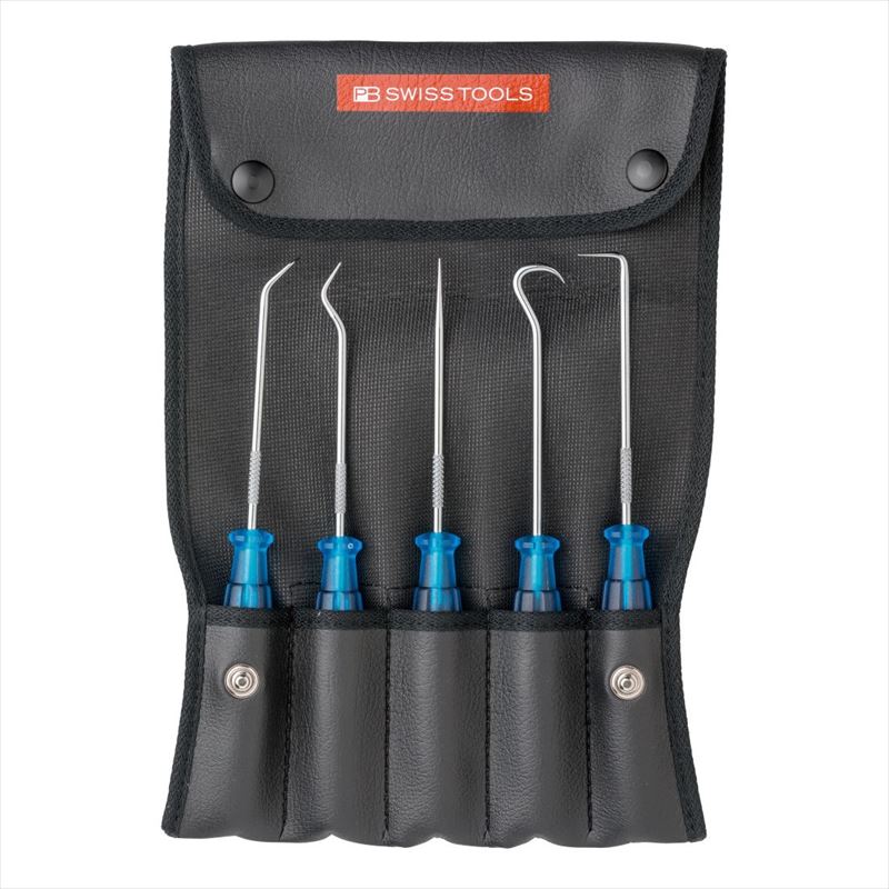 PB SWISS TOOLS 7685.SET ピックツール5本セット ロールケース付 パックなし