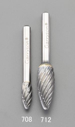 エスコ EA819JK-712 [快削]12x32mm/6mm軸 超硬カッター(鉄・鋳物用)