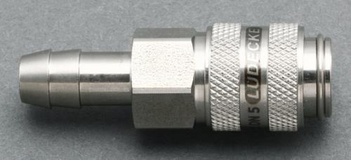 エスコ EA140GL-210 10粍 ウレタンホースカップリング(ステンレス鋼製/壱うしろ押し)