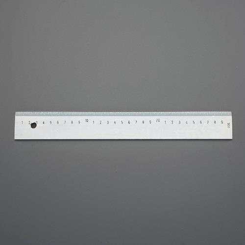 エスコ EA720YH-101 300mm 鋼製ストレートエッジ(ベベル型)