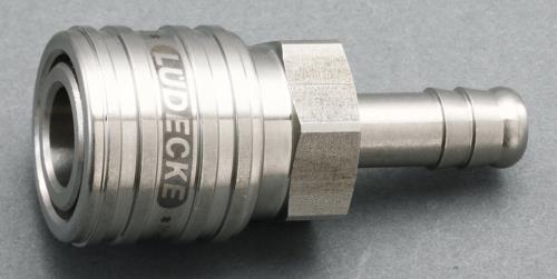 エスコ EA140GR-210 10mm ウレタンホースカップリング(ステンレス製/ワンプッシュ)