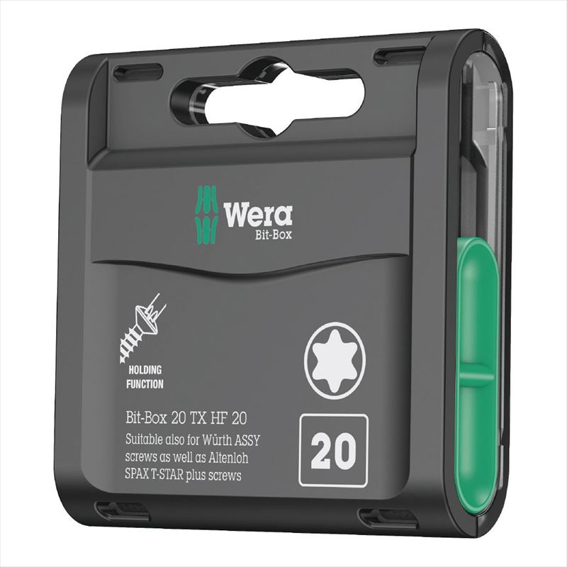WERA ヴェラ 057777 ビットボックス サイズTX20 20本組