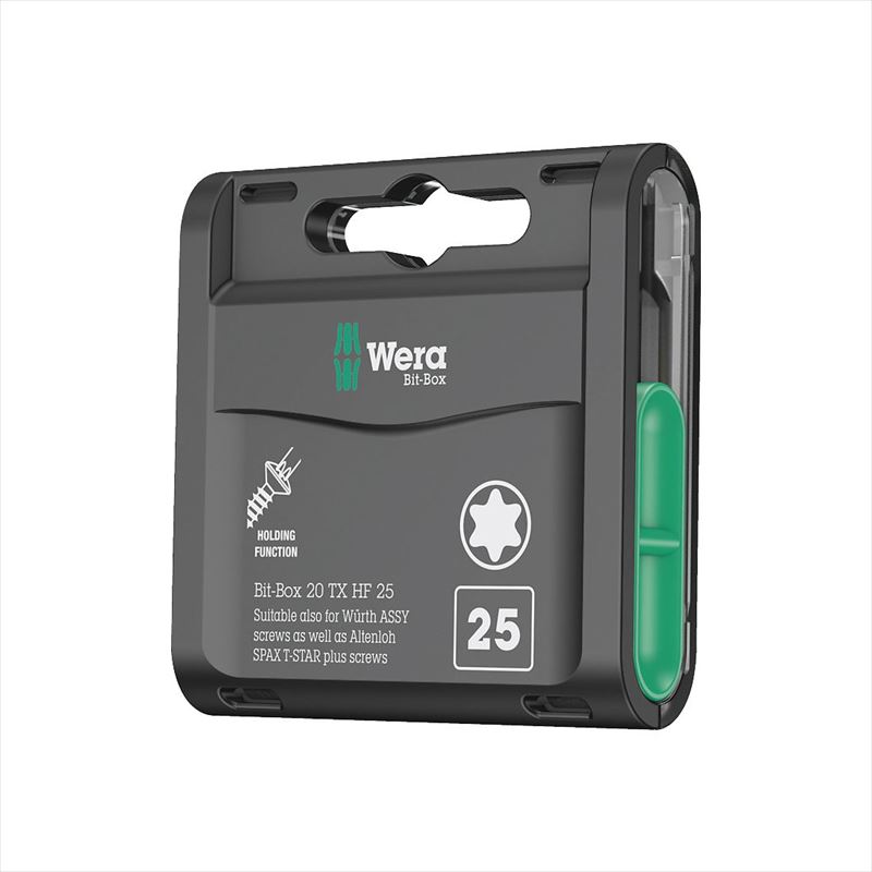 WERA ヴェラ 057778 ビットボックス サイズTX25 20本組