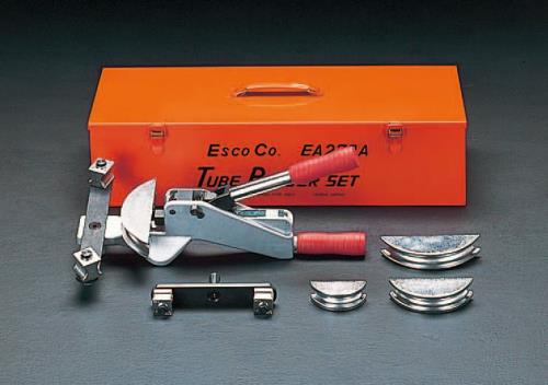 エスコ EA270A 1/2”-7/8” チューブベンダーセット(ラチェット式)