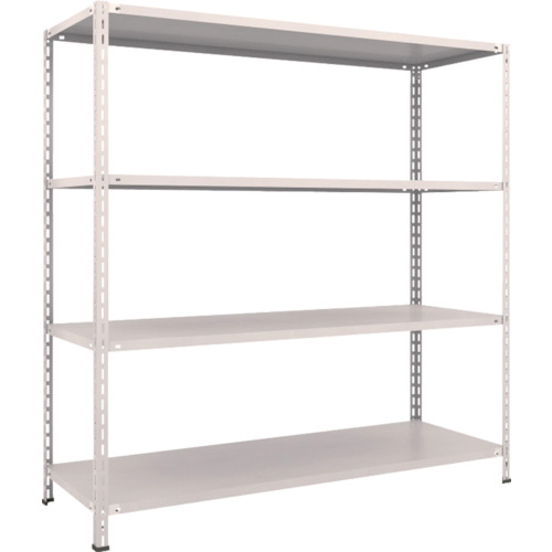 トラスコ TRUSCO スチールラック 軽量棚 中棚ボルトレス型1800X600X1800 4段 ネオグレー L66W-14 NG(ﾈｵｸﾞﾚｰ) 27,709円