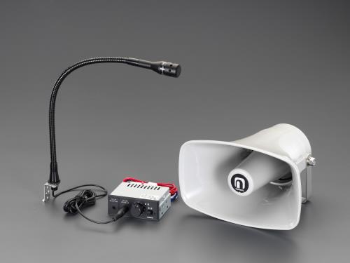 エスコ EA763CF-20 [建設機械用]スピーカー&アンプセット