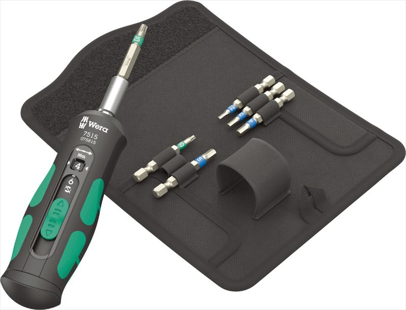 WERA ヴェラ 差込角1/4DRトルクドライバーセット 調整トルク値2.0-6.0Nm 入数７ 075850