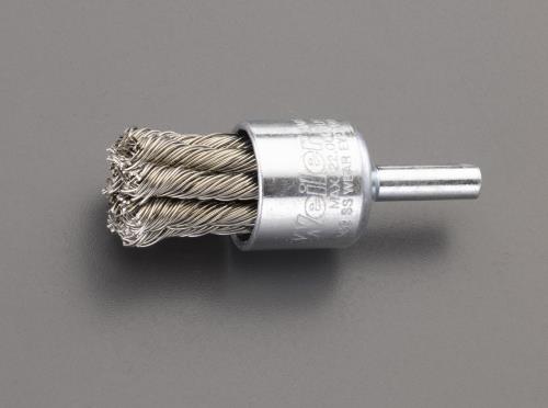 ＼当店排他的権利 全商いもの尖んがりさらに10倍／ エスコ EA819BV-61C 19粍/ 6.4粍軸 挙げ句の果て型軸付毛はらい(ステンレス鋼製)