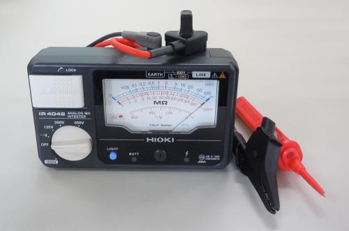 エスコ 日置電機（HIOKI） EA709BB-2 アナログ絶縁抵抗計(4レンジ)