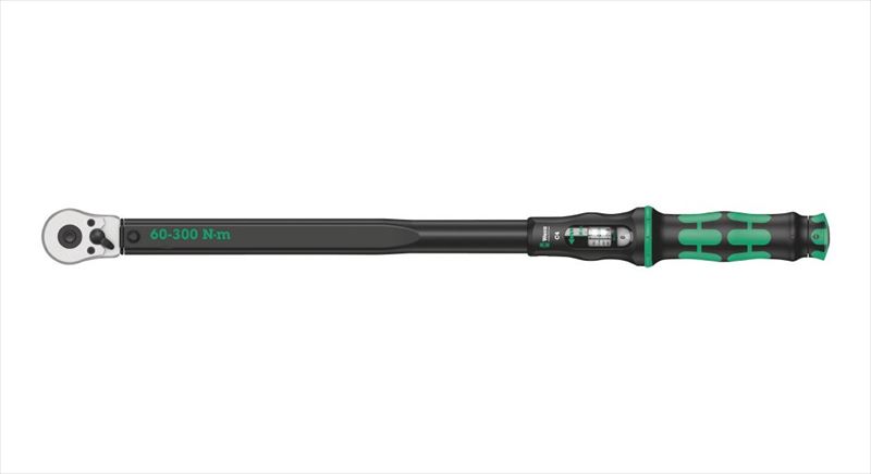 WERA ヴェラ 343967 差込角1/2SQ ラチェット式トルクレンチ トルク値60-300Nm C4
