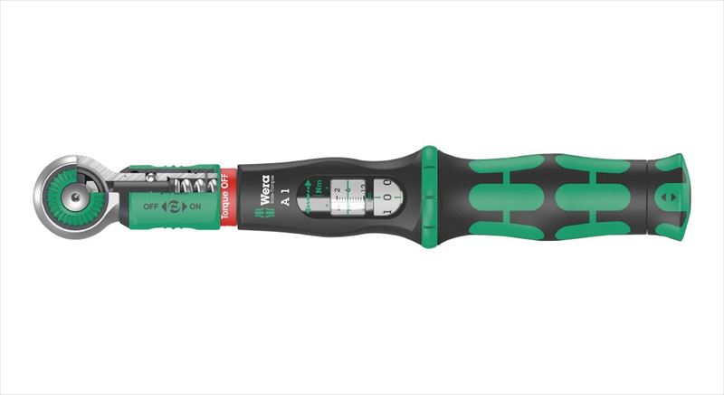 WERA ヴェラ 343971 差込角1/4SQ ソケット用空転式トルクレンチ トルク合わせる活動の領域2-12Nm
