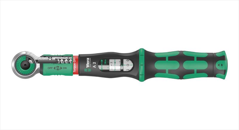 WERA ヴェラ 343973 差込角1/4SQ ビット用空転式トルクレンチ トルク合わせる活動の領域2-12Nm