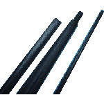 トラスコ TRUSCO 耐熱150℃収縮チューブ 収縮前内径6.4mm 長さ1m 10本入り 黒 HR150-6.4BK