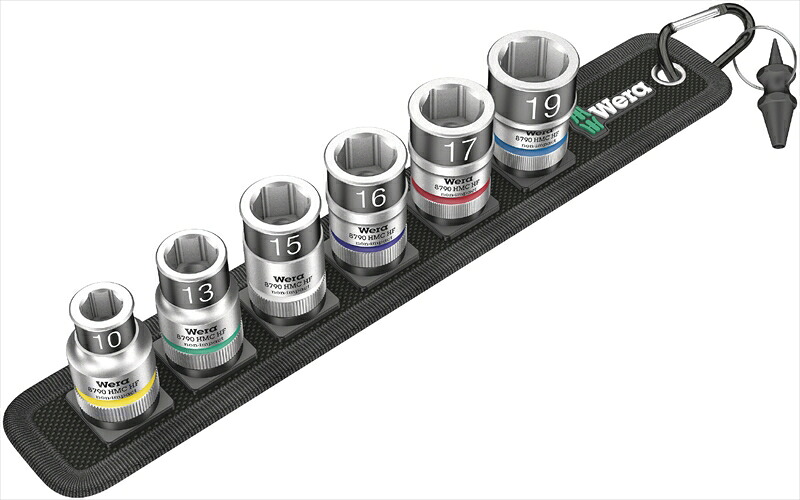 WERA ベラ 003995 ソケットレンチセット 1/2SQ HEX10-19mm レール 8,148円