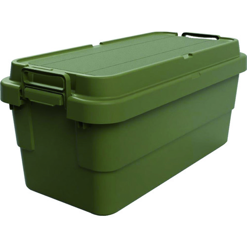 トラスコ TRUSCO トランクカーゴ フラット天板仕様 70L ОD色 ODCF-70