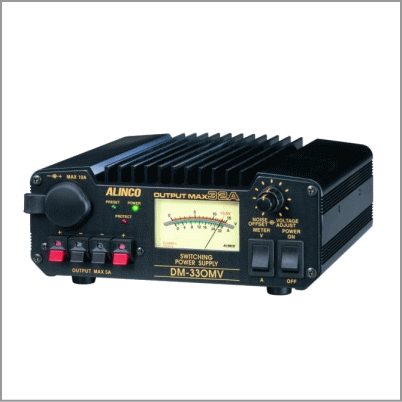 【安定化電源】DM-330MV　小型軽量高出力　Max32A【アルインコ】