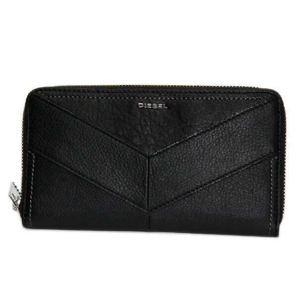 【ブランド】 本革 【あす楽対応】 X03687 P0804 T8013 / レディース 財布 【RCP】 さいふ 【セール】 メンズ ディーゼル 2018春夏新作 ブラック 革 デニム レザー 【プレゼント】 長財布 DIESEL GRANATO 【送料無料】