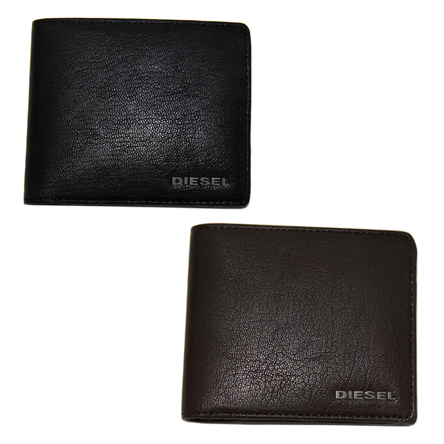ディーゼル 二つ折り財布 X09653 P3738 T8013 色:BLACK-ブラック