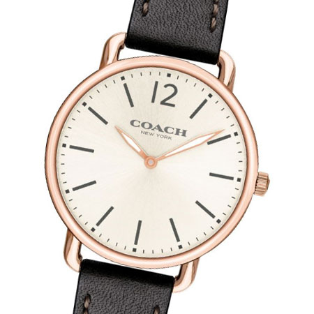 アウトレット送料無料 送料無料 Coach コーチ メンズ 腕時計 時計 14602347 Delancey Slim デランシースリム オフホワイトシルバー ブラック ピンクゴールド こーち とけい あす楽対応 プレゼント ブランド ラッキーシール対応 セール 上質で快適