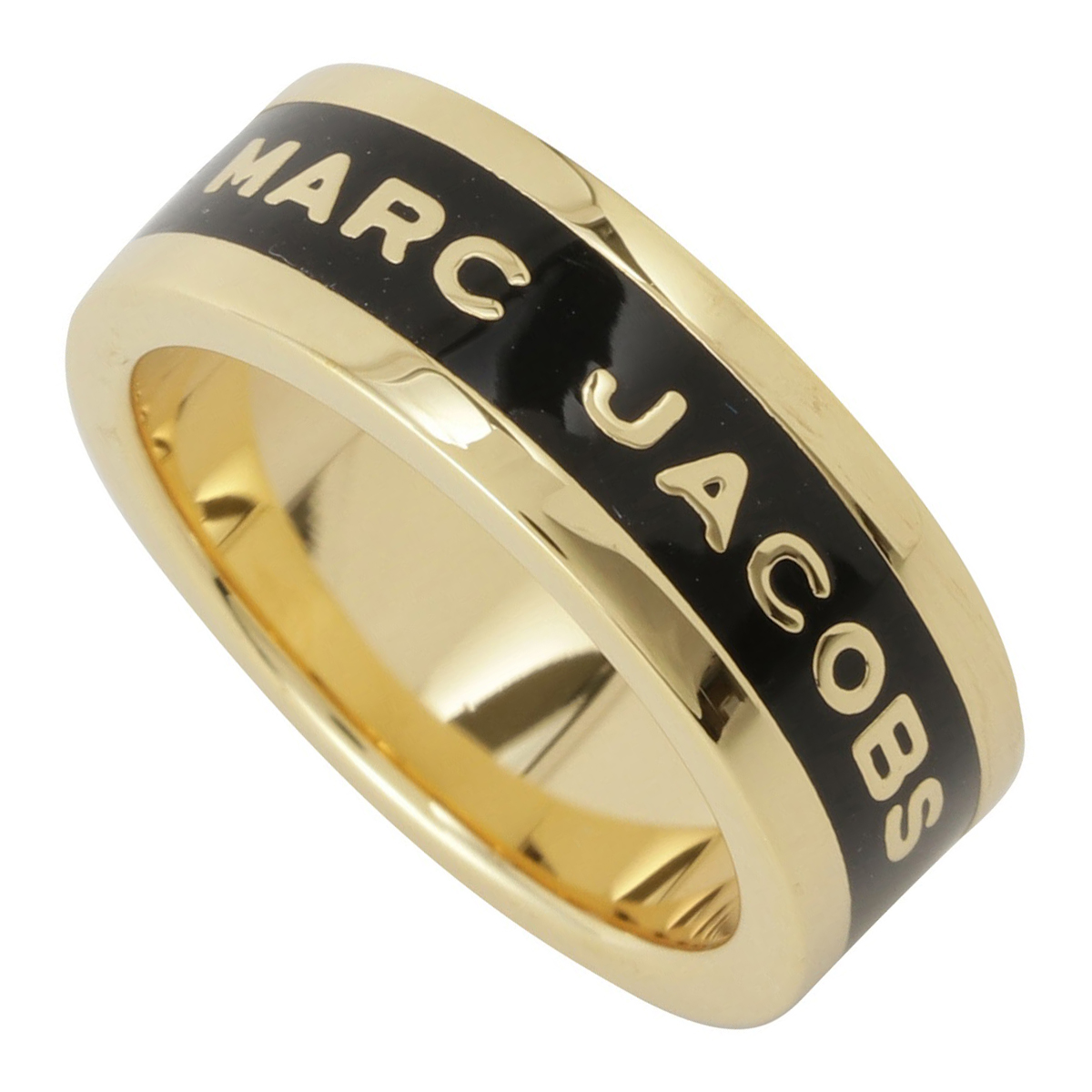 30 Off The M 062 レディース Jacobs Marc 指輪 送料無料 マークジェイコブスリング Enamel アクセ あす楽対応 ブランド プレゼント セール アクセサリー ジュエリー ゴールド ブラック Ring Band Logo M 062 Adrm Com Br