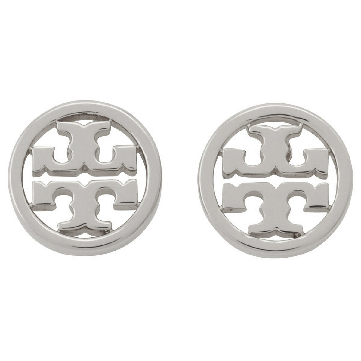 【送料無料】TORY BURCH トリーバーチ レディース ピアス ミラー スタッズ ジュエリー アクセサリー 11165518-022 26222-022 シルバー【ブランド】【プレゼント】【セール】｜museo