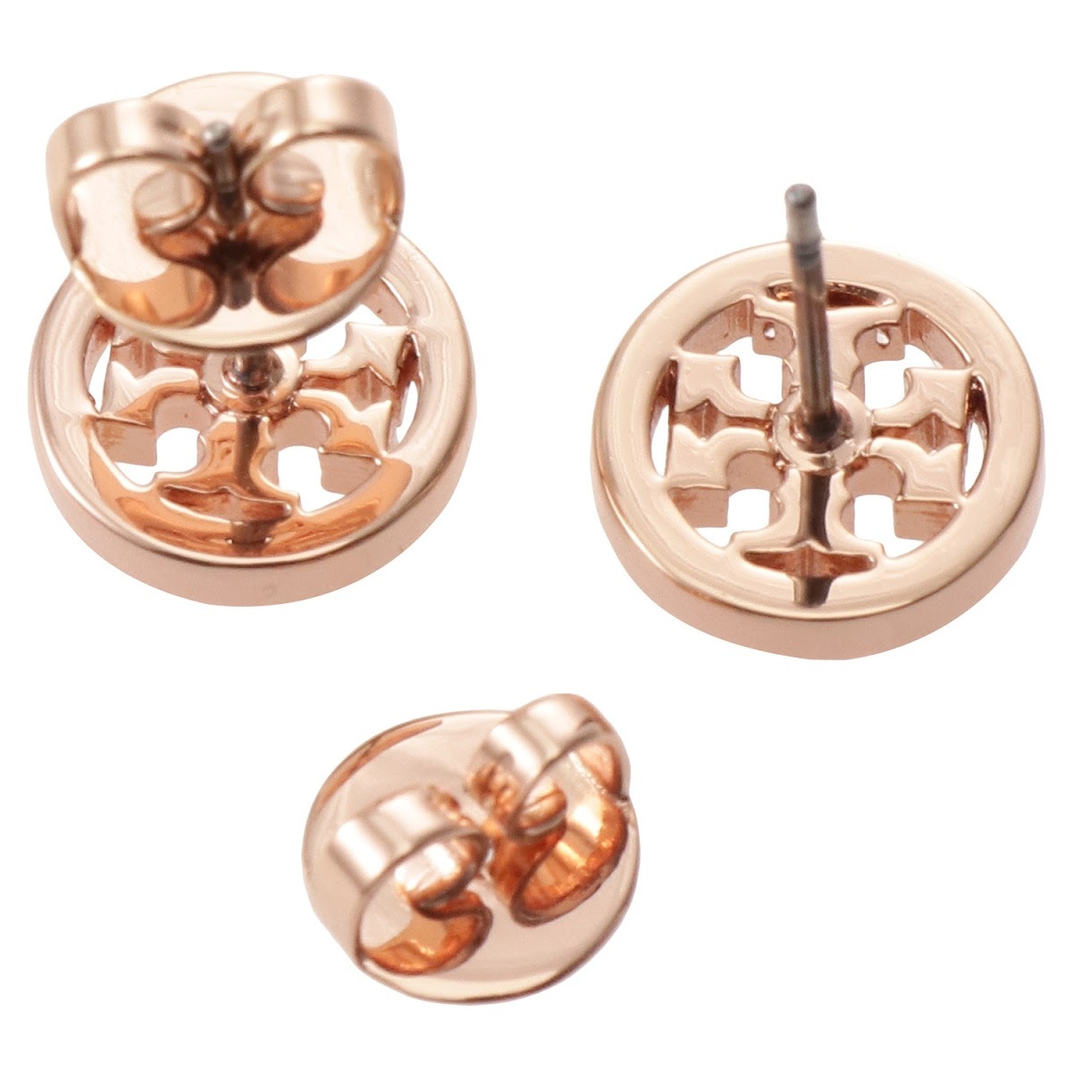 TORY BURCH トリーバーチ アクセサリー レディース ジュエリー ミラー ピアス スタッズ パヴェ 53422-696 ピンクゴールド ローズ ゴールド レディースジュエリー・アクセサリー | windowmaker.com