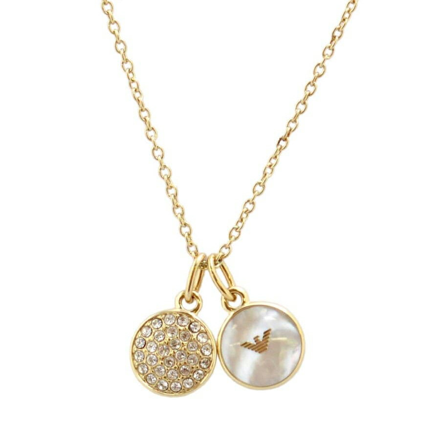 即日出荷 楽天市場 送料無料 Emporio Armani エンポリオアルマーニ ネックレス アクセサリー Egs レディース イーグルロゴ シェル ゴールド エンポリオ アルマーニ エンポリ アルマーニ あす楽対応 プレゼント ブランド Museo 最終値下げ Asfim Ma