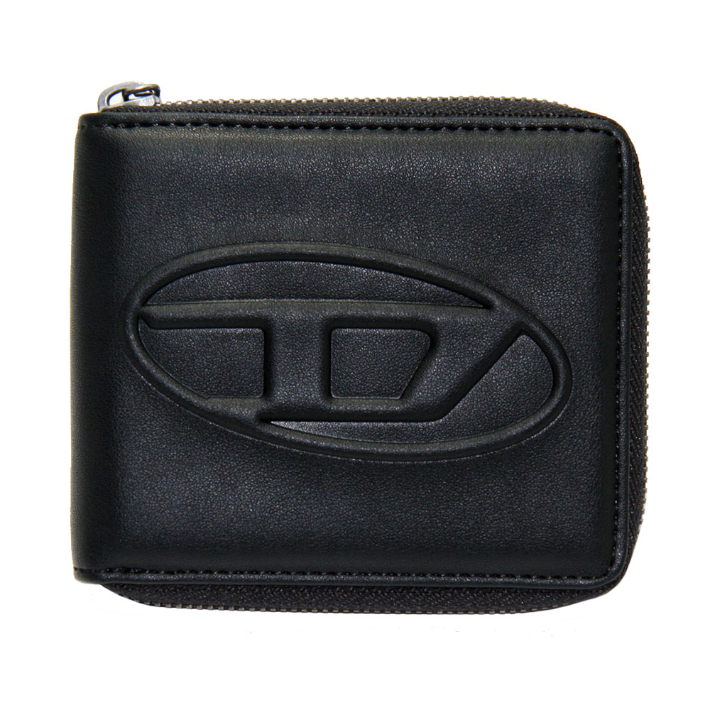 破格値下げ 送料無料 22春夏新作 ディーゼル 財布 Diesel 二つ折り財布 メンズ X P4445 T8013 ブラック Hiresh Xs Zippi Rinke ラウンドファスナー あす楽対応 プレゼント ブランド Seeru Kanematsuusa Com