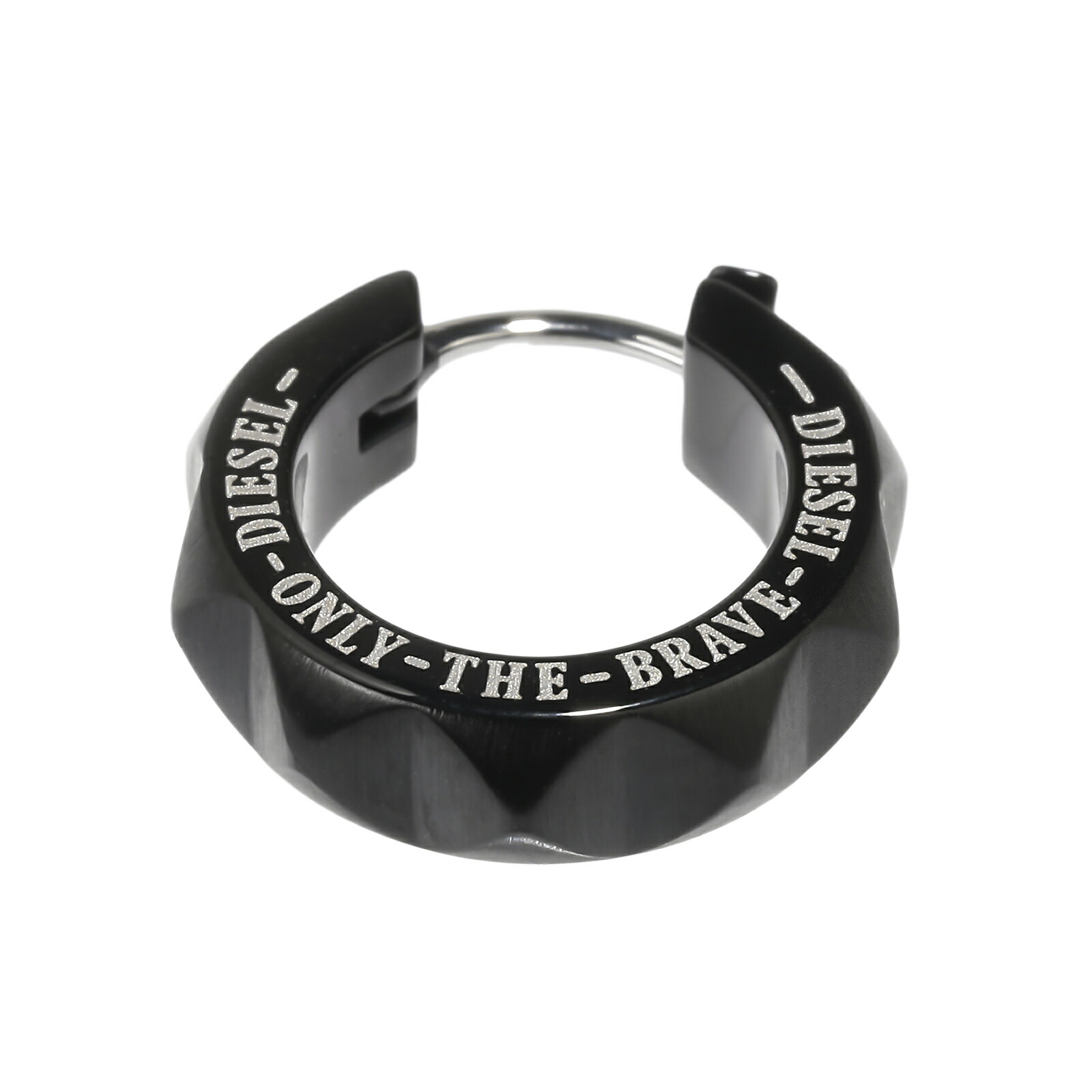 DIESEL フープピアス ONLY THE BRAVE DIESEL ディーゼル ピアス アクセサリー スタッドピアス フープ