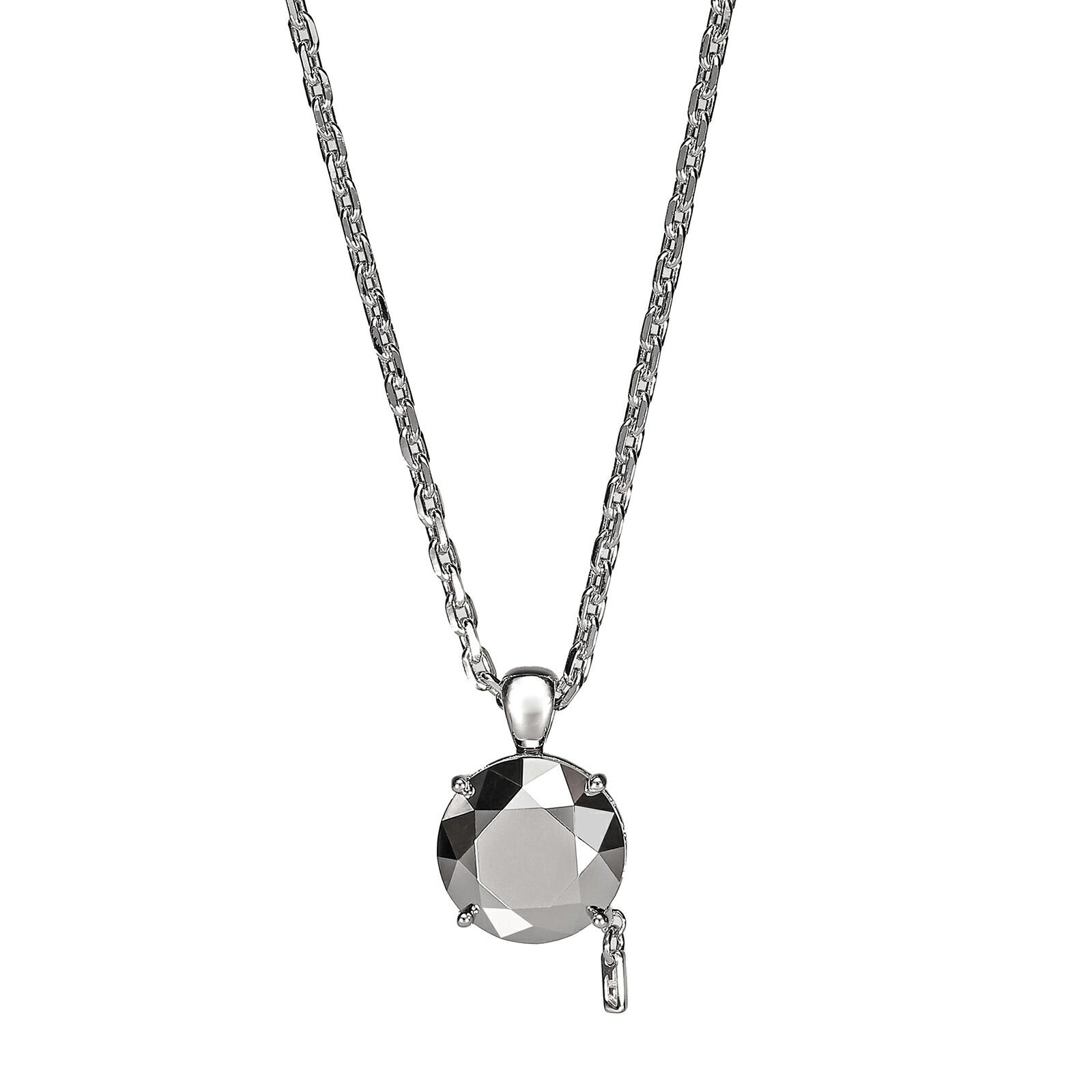 DIESEL スターリングシルバー ダイヤモンドカットネックレス DL1355040 STERLING SILVER JEWEL Sterling Silver Diamond Cut