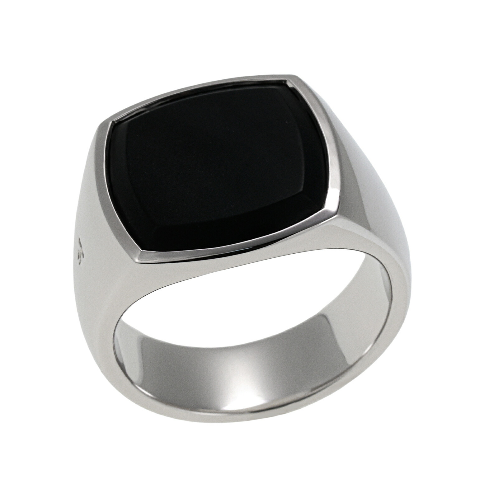 【箱付き・最安値】トムウッド　クッションリング　ブラックオニキス　サイズ54 楽天市場】TOMWOOD トムウッド Cushion Black Onyx クッション