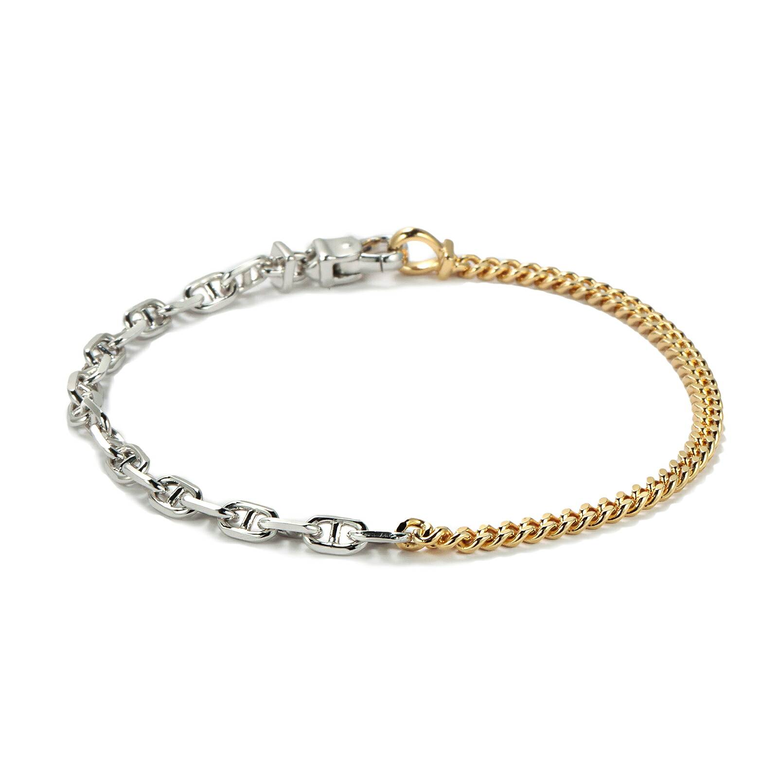 【送料無料】TOM WOOD トムウッド ブレスレット チェーン 101203 Rue Bracelet Duo ルー ブレスレット デュオ メンズ レディース ユニセックス アクセサリー ジュエリー スターリングシルバー 925 シルバー×ゴールド【ブランド】【プレゼント】|museo
