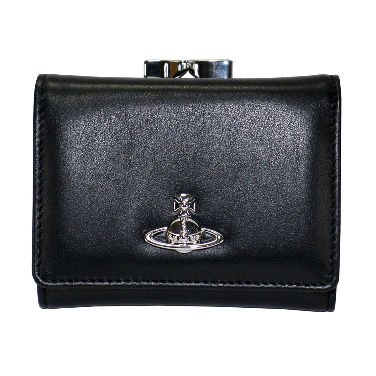 Vivienne Westwood 黒 レザー 三つ折り財布 imgrc0101270963.jpg