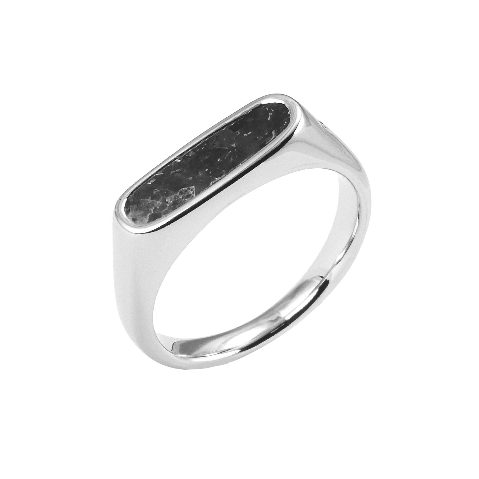 【送料無料】TOM WOOD トムウッド リング 指輪 101508 Mario Ring Larvikite マリオ シルバー&times;ラルビカイト 天然石 メンズ レディース ユニセックス アクセサリー ジュエリー スターリングシルバー 925【ブランド】【プレゼント】｜museo