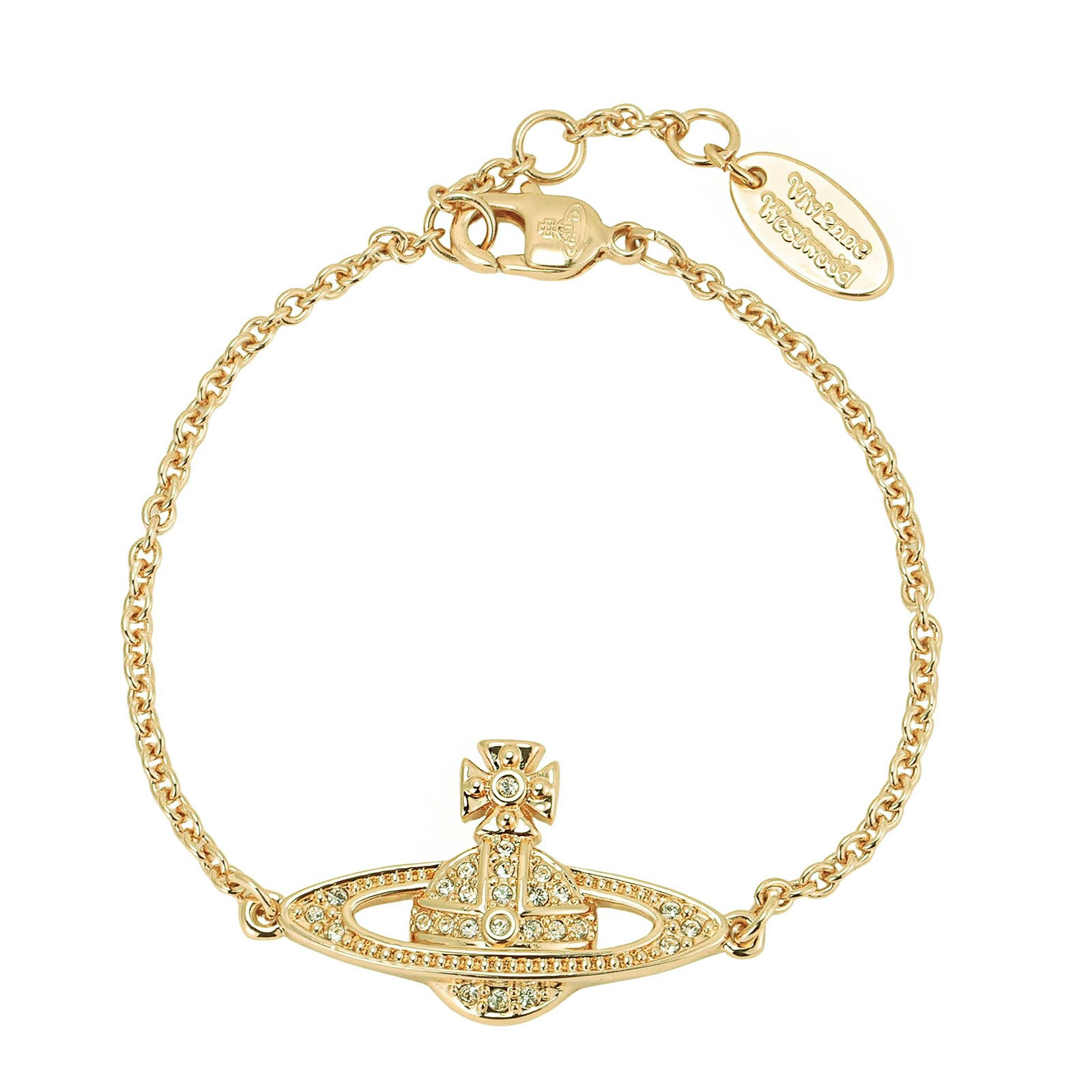 【送料無料】 ヴィヴィアン ウエストウッド ブレスレット Vivienne Westwood アクセサリー ビビアン MINI BAS RELIEF BRACELET LIGHT TOPAZ 61020051-02R121 61020051-R121 741456B-2 ヴィヴィアン・ウエストウッド【ブランド】【プレゼント】【セール】｜museo