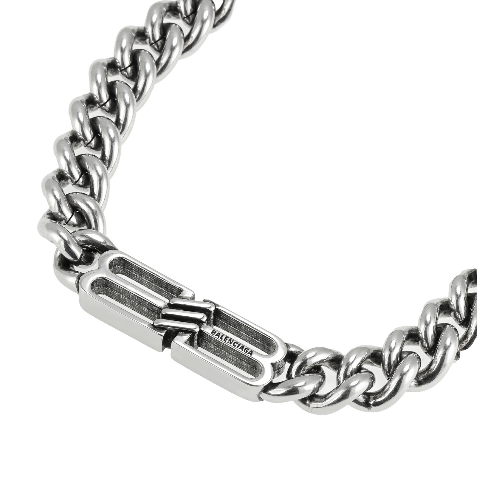 楽天市場】BALENCIAGA バレンシアガ ネックレス BB ICON コイン 696223