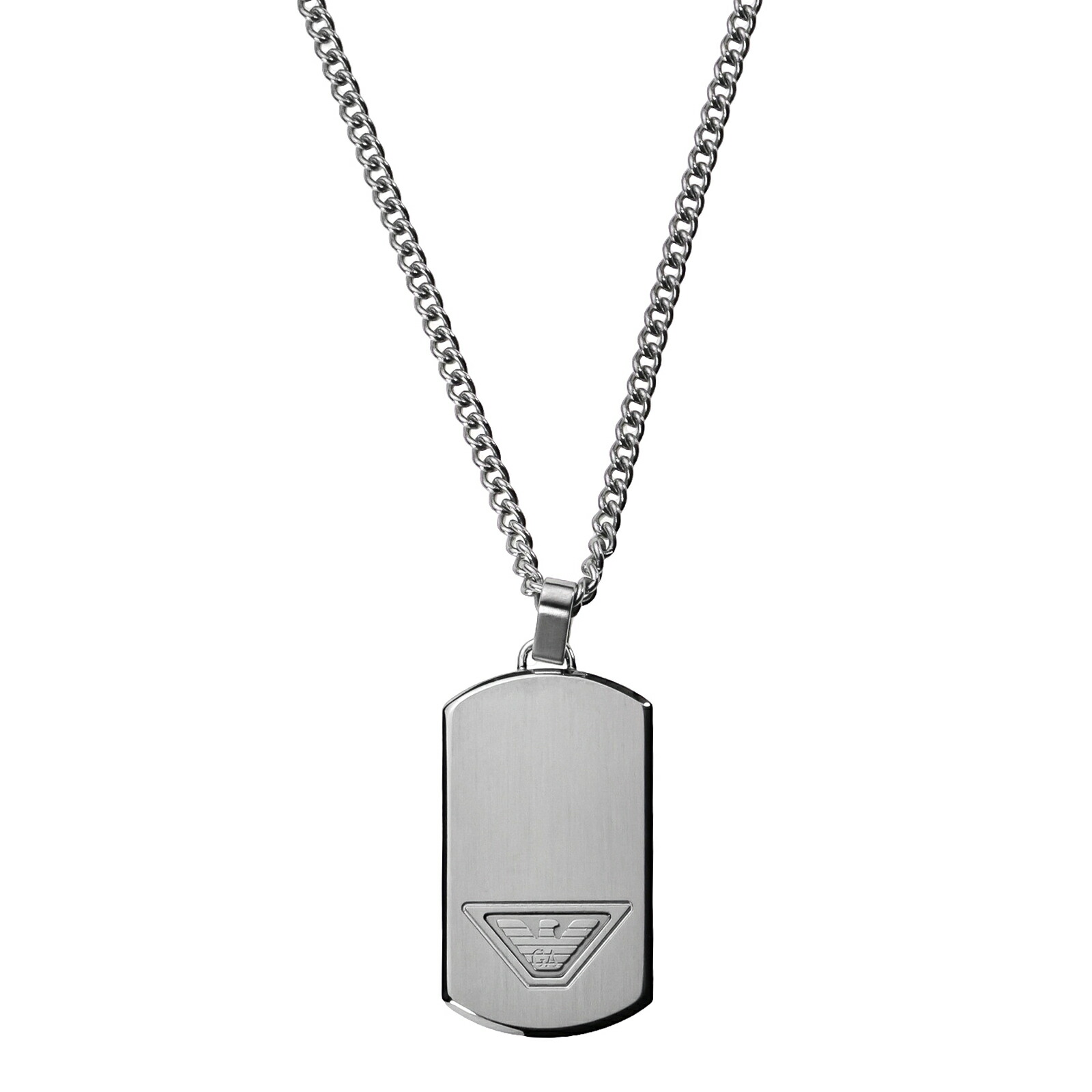 【貨物輸送無料】 EMPORIO ARMANI エンポリオアルマーニ 首飾り メンズ EGS3125040 しろがね色 付属物 宝飾品 エンポリオ・アルマーニ エンポリ アルマーニ【差し上げ物】【ブランド名】