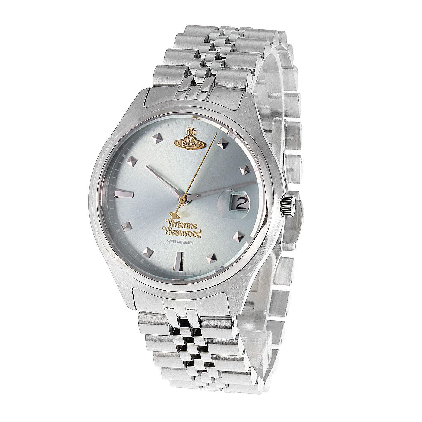 【貨物輸送無料】 Vivienne Westwood ヴィヴィアンウエストウッド ウォッチ ヴィヴィアン 時辰儀 VV261LBLSL レディース 点火装置青色×しろがね色 内燃機関青色 ビビアン ヴィヴィアン・ウエストウッド【ブランド名】【差し上げ物】【大売り出し】