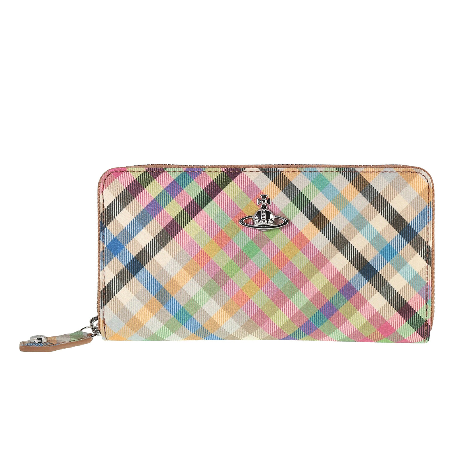 【貨物輸送無料】2026春夏新作 Vivienne Westwood ヴィヴィアン 酉の方角材木 紙入れ 長紙入れ レディース Classic ジップラウンド ウォレット 5106005BW S001S O315 CLASSIC ZIP ROUND WALLET HEATHER PLAID ヘザーチェック ラウンドジッパー ビビアン【ブランド名】