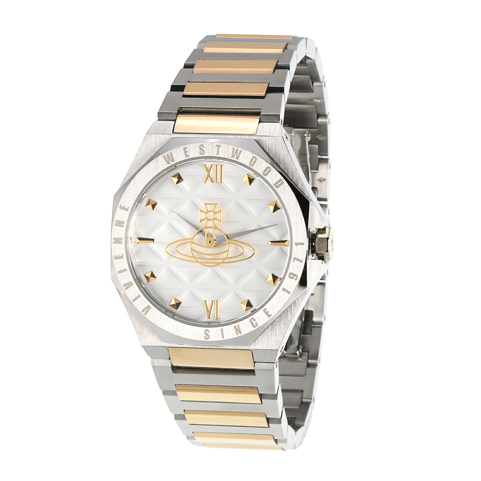 【貨物輸送無料】Vivienne Westwood ヴィヴィアンウエストウッド ウオッチ ヴィヴィアン 時辰儀 VV344SWSG Aldgate アルドゲイト レディース しろがね色×ゴールド ビビアン ヴィヴィアン・ウエストウッド【ブランド名】【差し上げ物】【大売り出し】